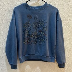 American Eagle Skeleton Pullover XS
